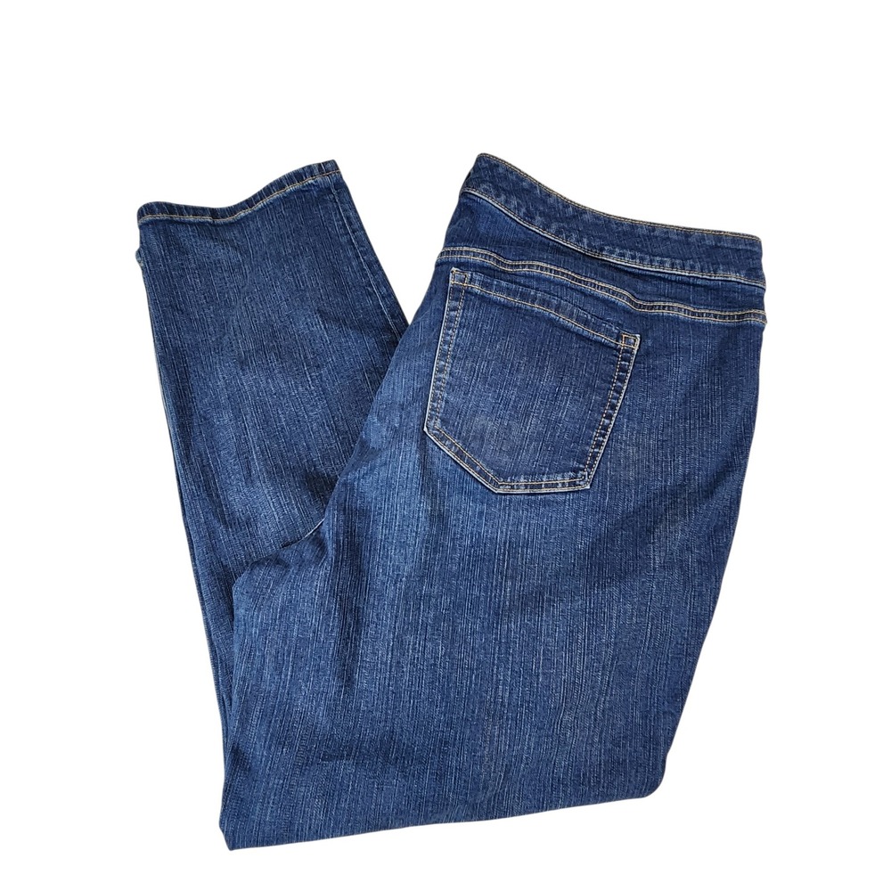 Torrid Perfect Boyfriend Ankle Jeans Womens 18R Blue Vintage Stretch Denim